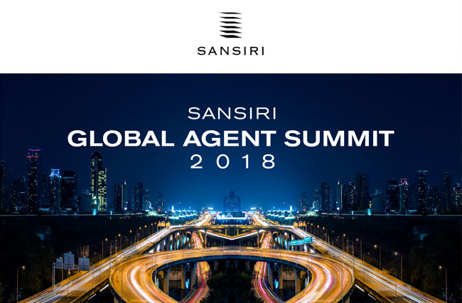 Here are 3 reasons why property wealth advisors should attend the Sansiri Global Agent Summit 2018 Here are 3 reasons why property wealth advisors should attend the Sansiri Global Agent Summit 2018